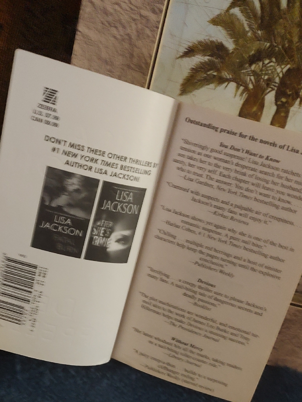 Lisa Jackson "Deep Freeze" Paperback Book - 2005 - Picture 3 of 11